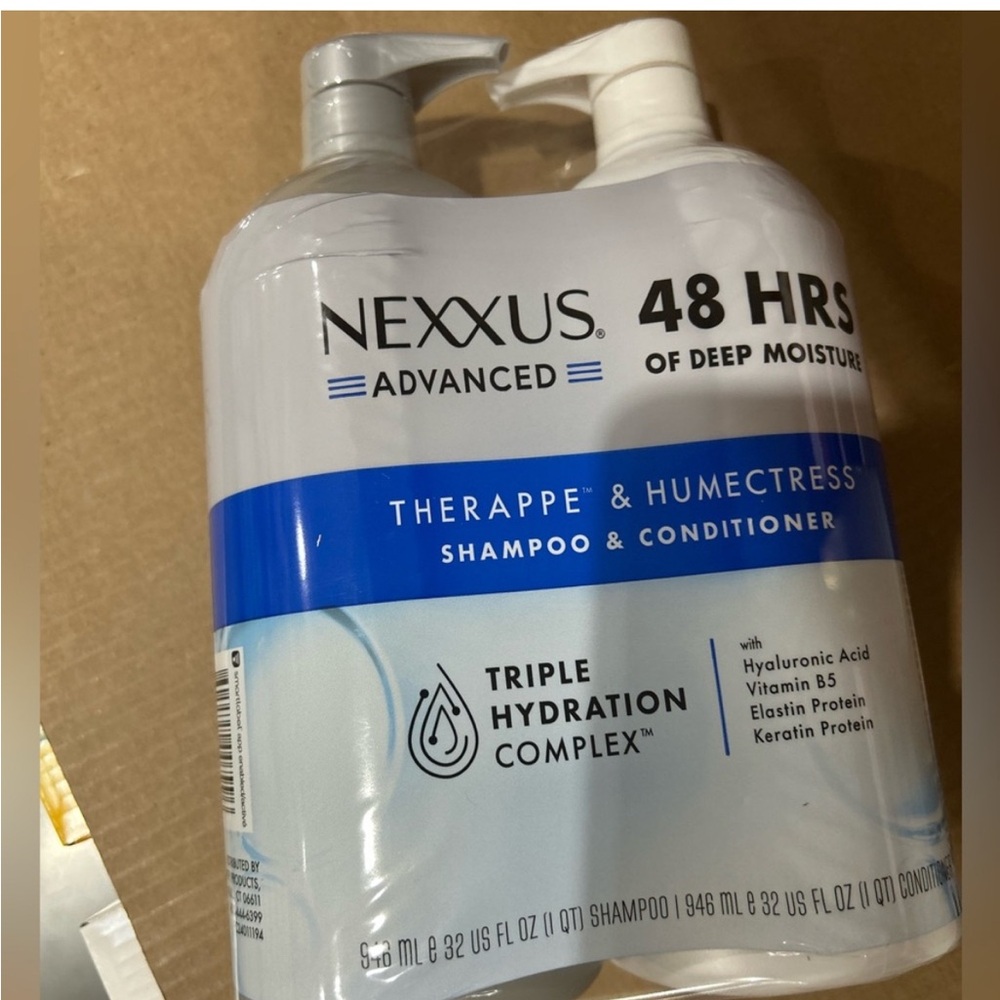 Nexxus Advanced Therappe Shampoo and Humectress Conditioner, 32 Fl Oz x 2